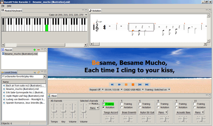 music software for casio keyboard